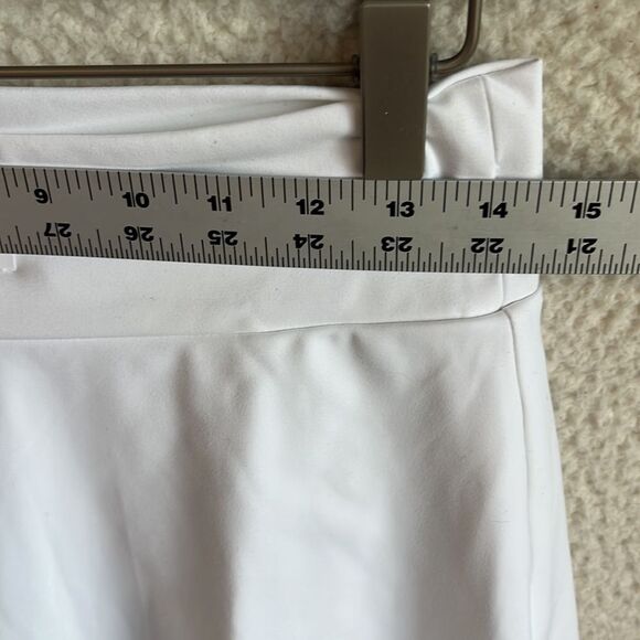 J Crew Scallop‎ Active Skort Skirt Womens Medium White - Picture 3 of 8